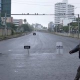 Les rues de la capitale kenyane ont été vidées en prévision d'une manifestation antigouvernementale. KEYSTONE/AP/BRIAN INGANGA